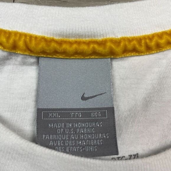 Nike Shirt Mens 2XL White Oregon Athletics PRE Running Y2K - Picture 5 of 11